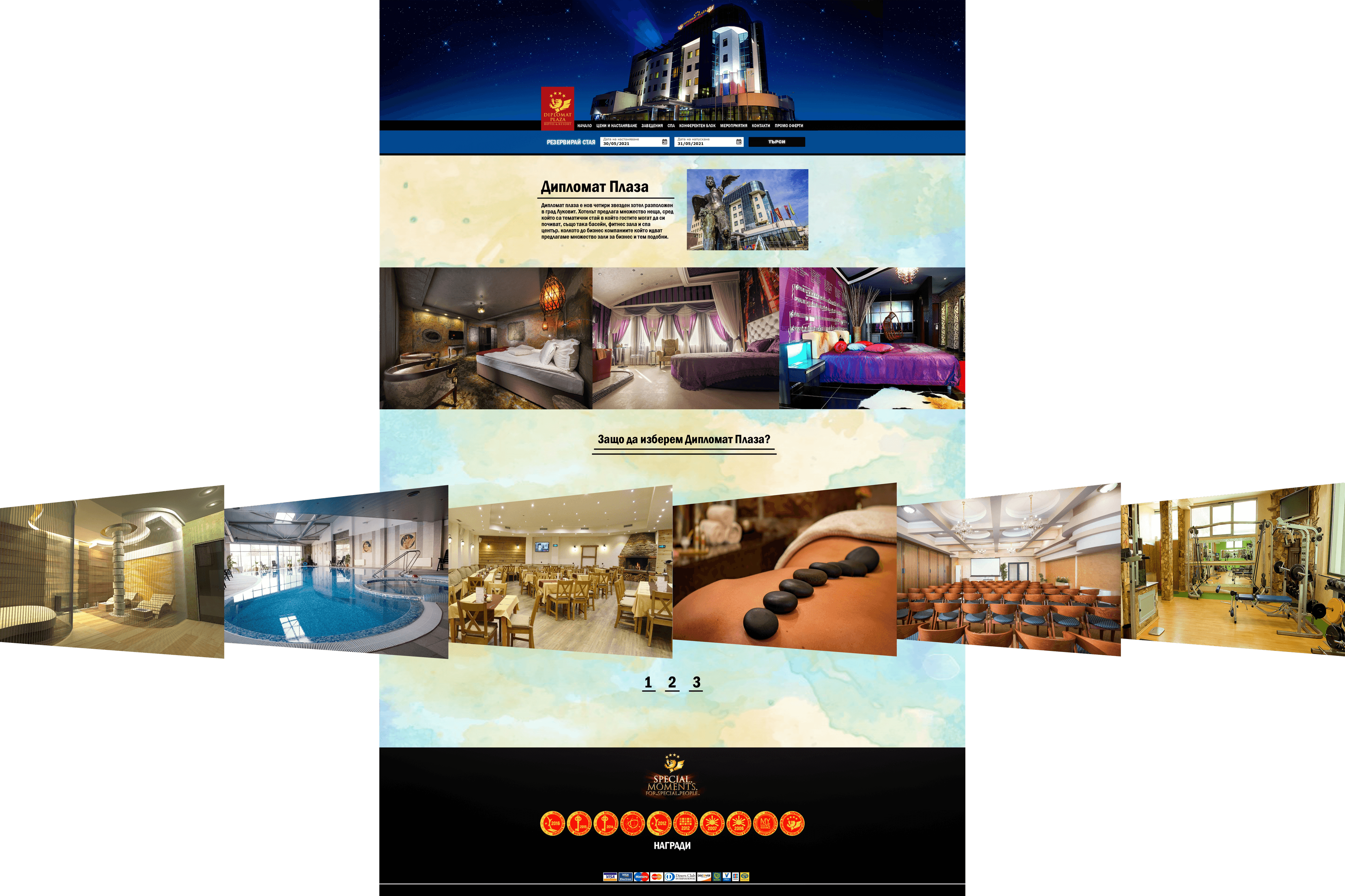 Diplomat Plaza — Website Redesign — 2