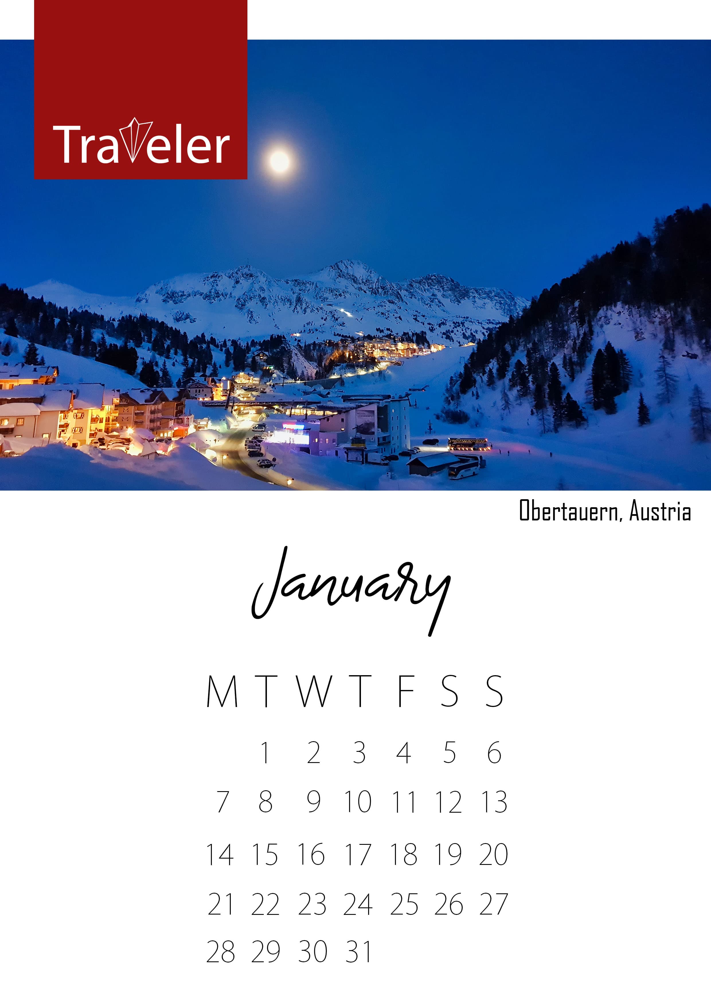 Traveler Calendar 2020