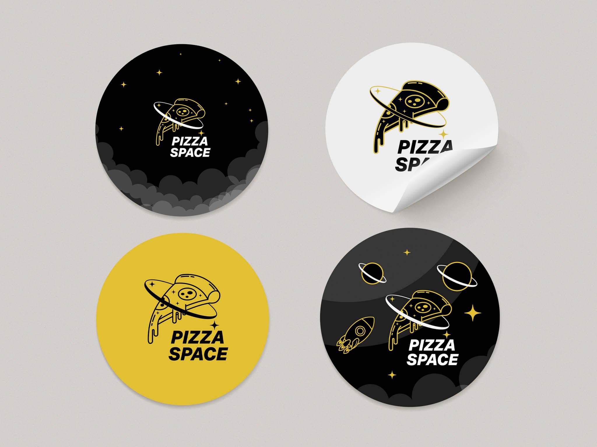 Pizza Space — Full Brand Identity — 8