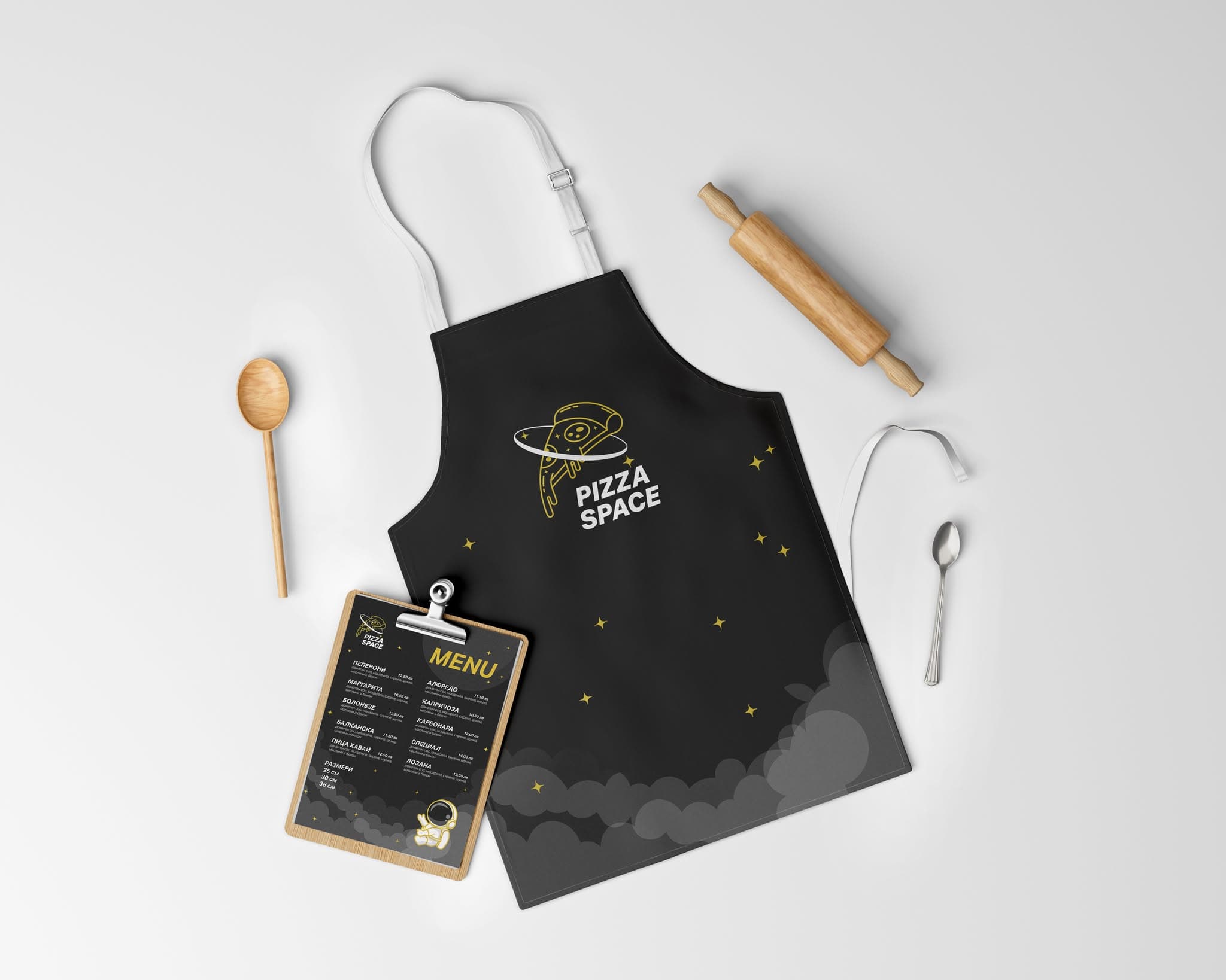 Pizza Space — Full Brand Identity — 3