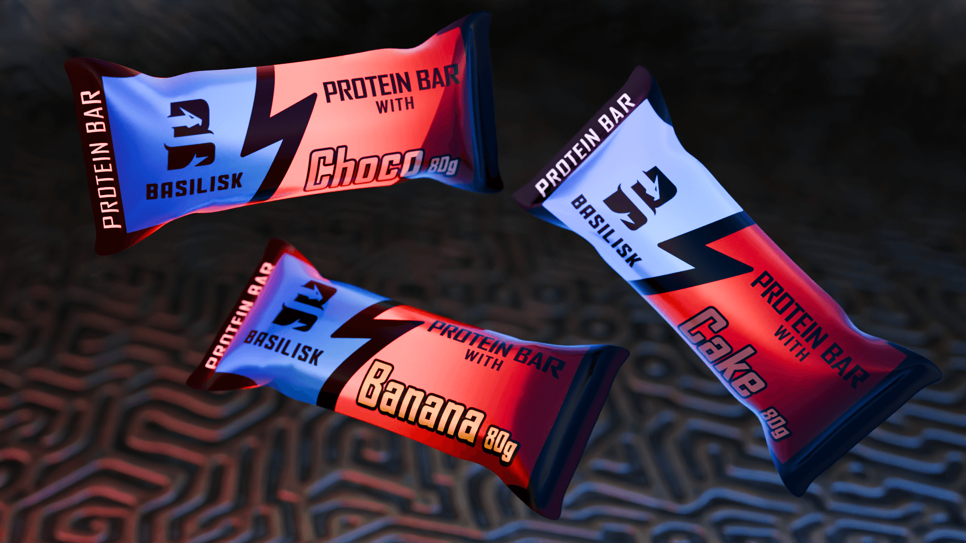 Basilisk — Protein Bar Branding — 4