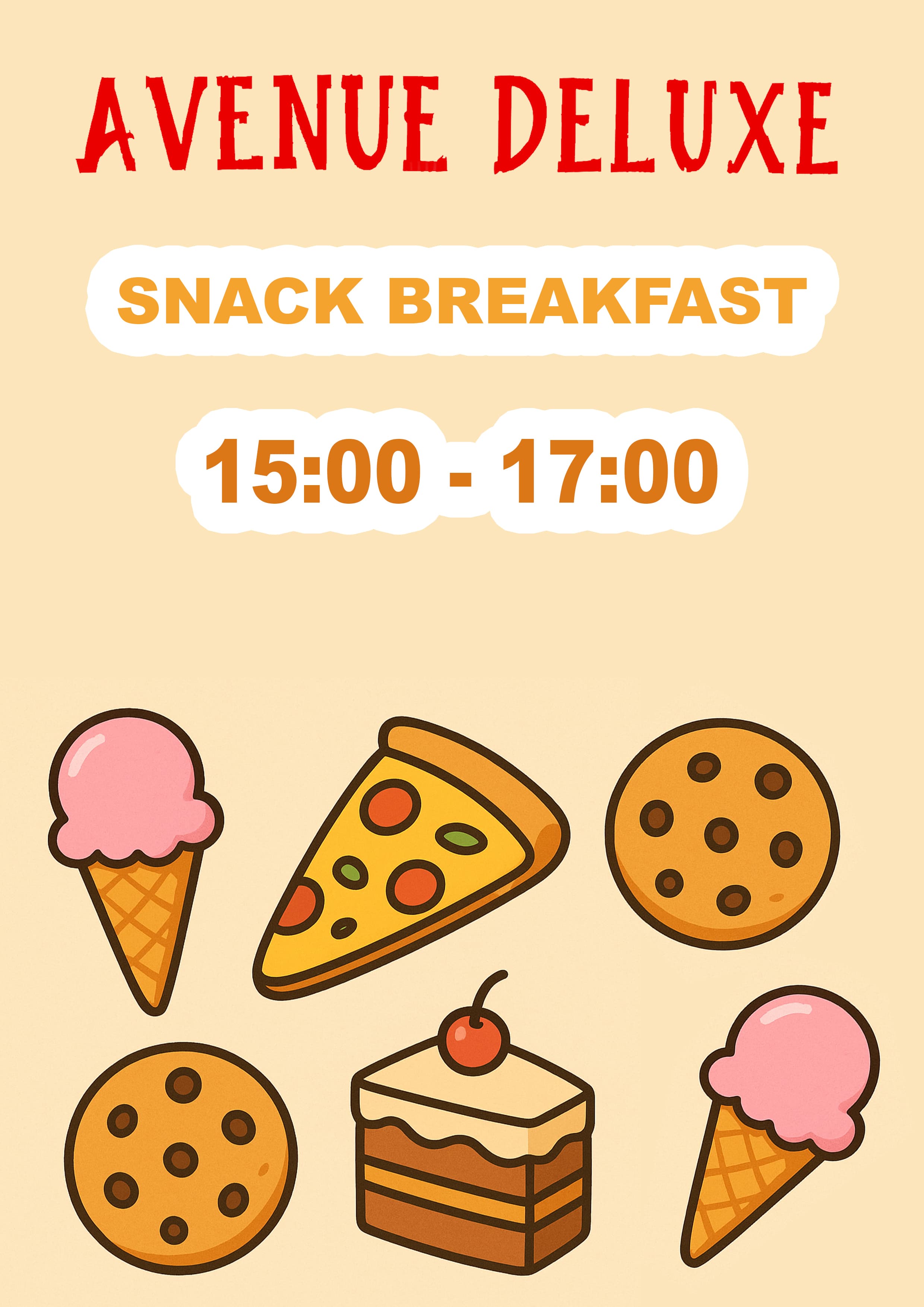 Avenue Deluxe Hotel — Menu Design — 7