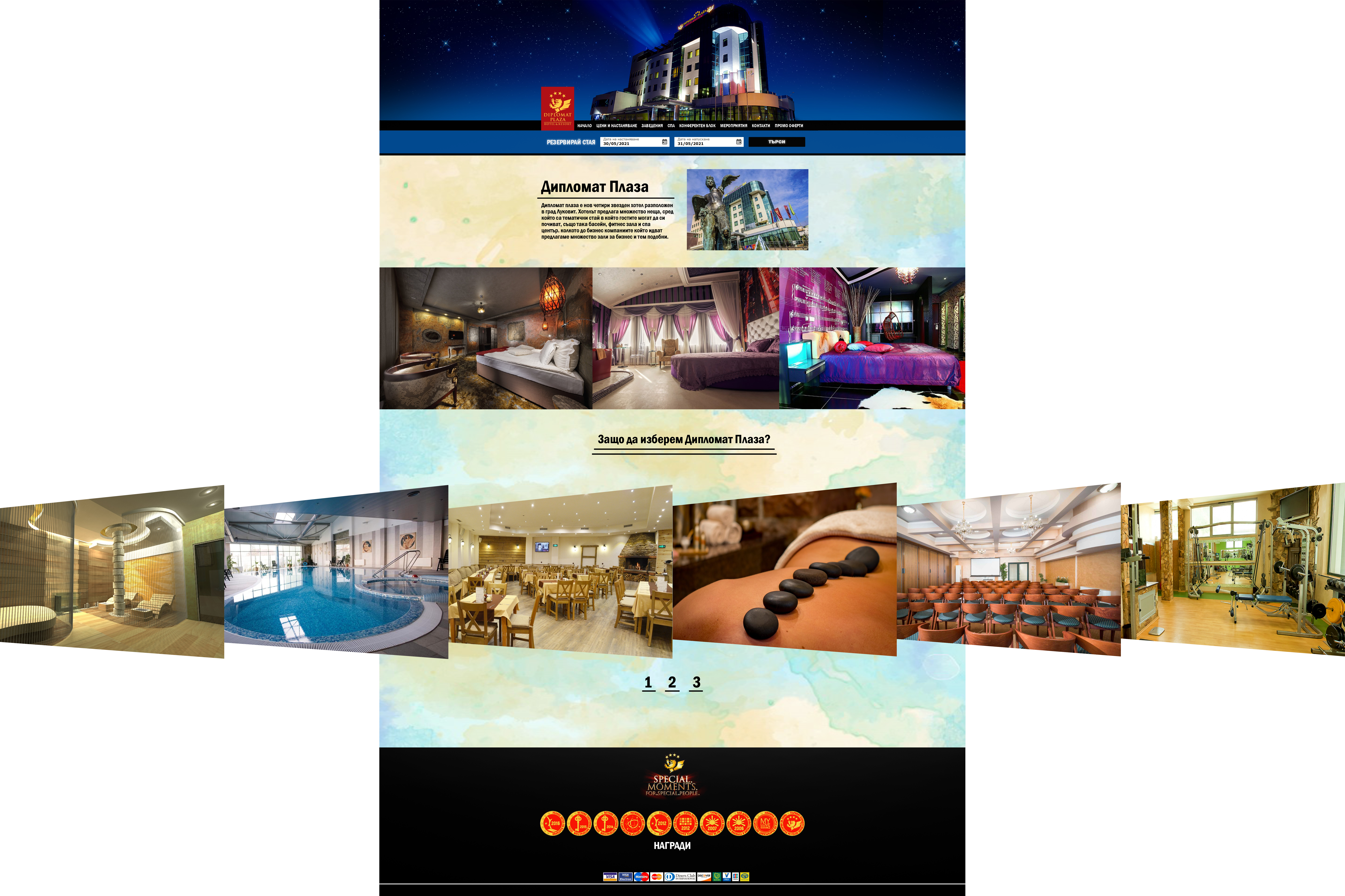 Diplomat Plaza — Website Redesign — 2