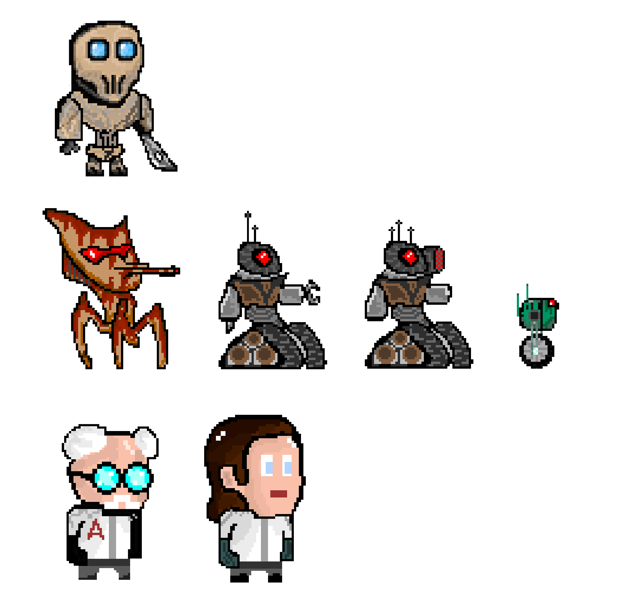 Metalscape — Character Design