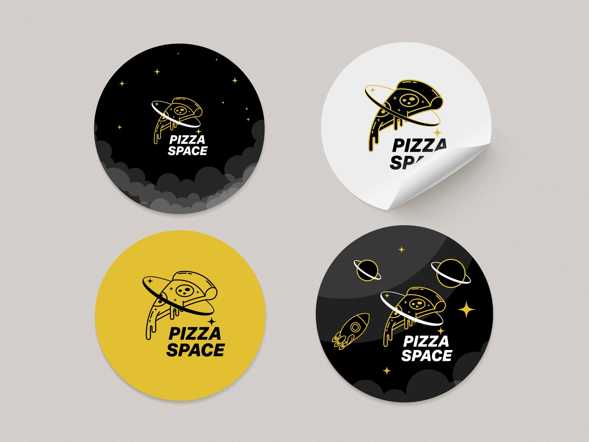 Pizza Space — Full Brand Identity — 8