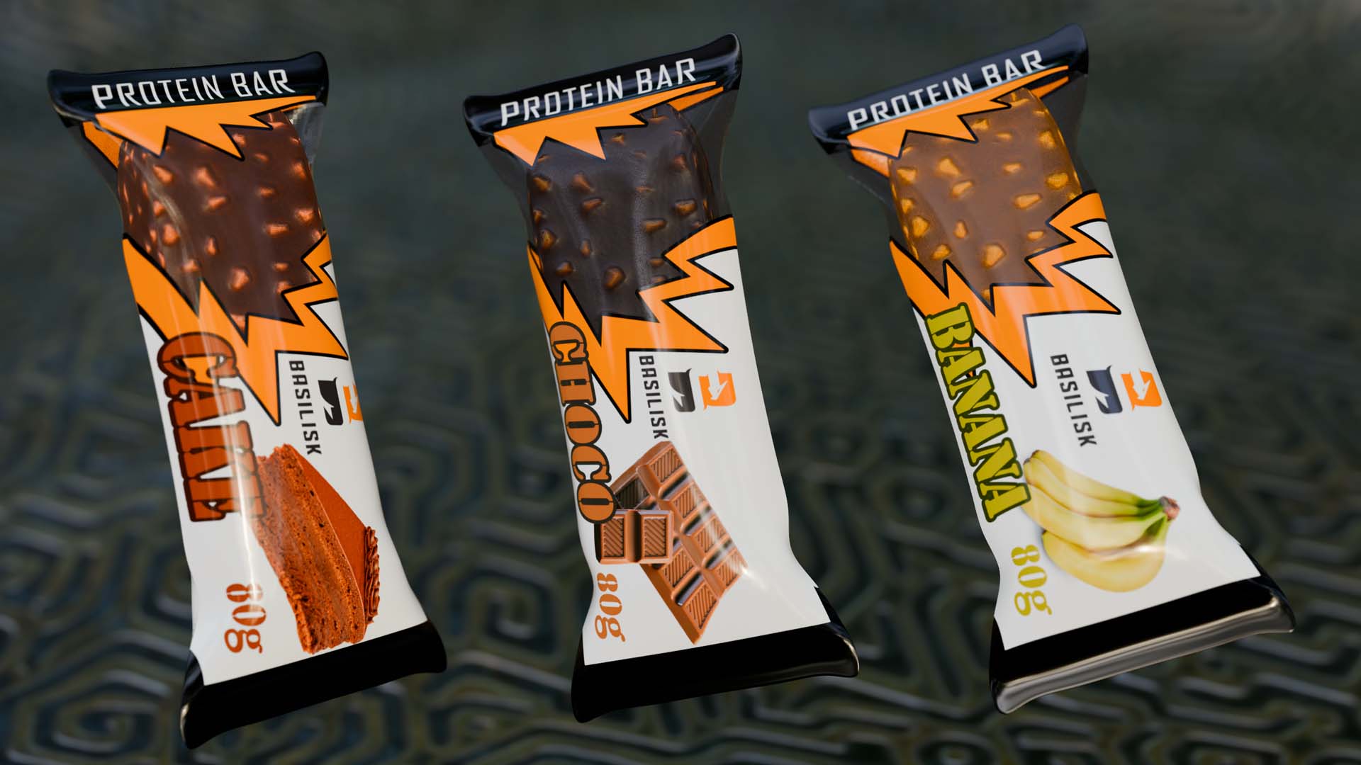 Basilisk — Protein Bar Branding