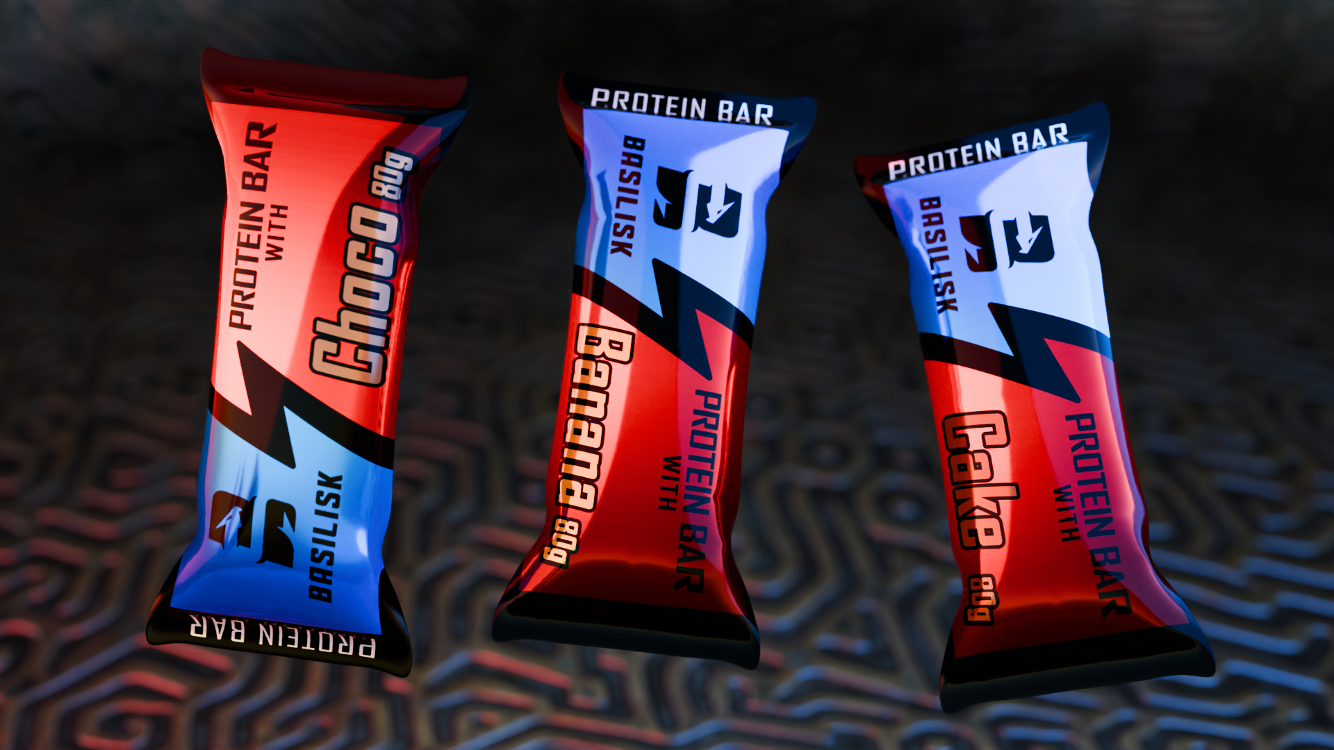 Basilisk — Protein Bar Branding — 10