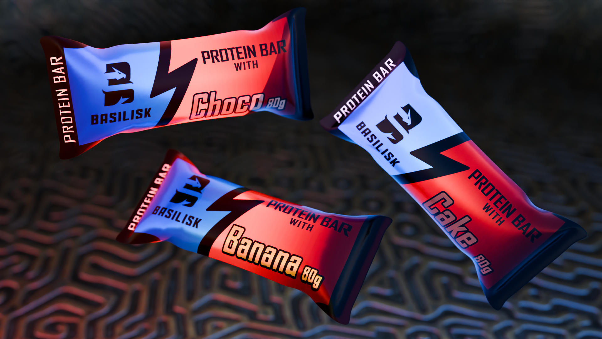 Basilisk — Protein Bar Branding — 9